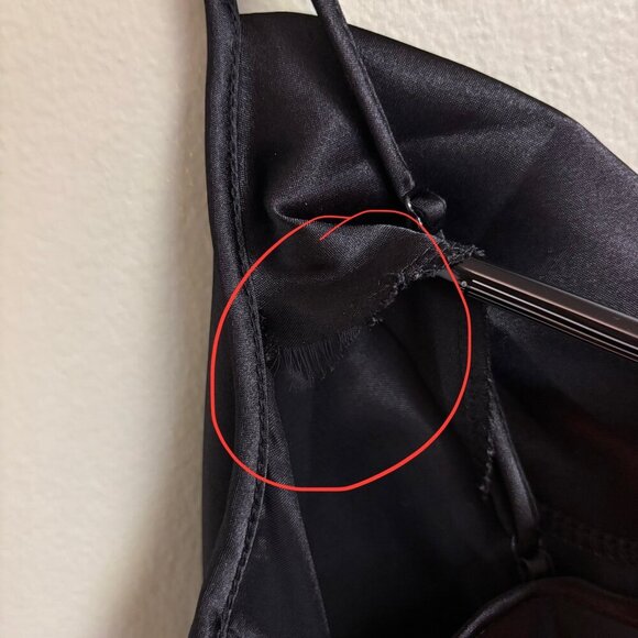 VTG Bebe Women Slip Dress Size XS Black Spaghetti Strap Cowl Neck Y2K Whimsigoth - Picture 5 of 13